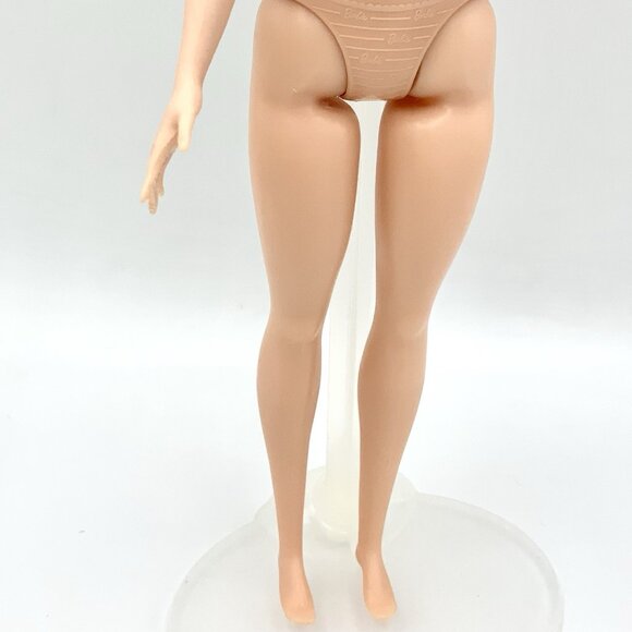 BARBIE Fashionista NAUTICAL TOP #61 Replacement Barbie Doll Nude Petite Flatfeet - Picture 4 of 14